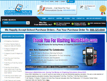 Tablet Screenshot of math4sale.com